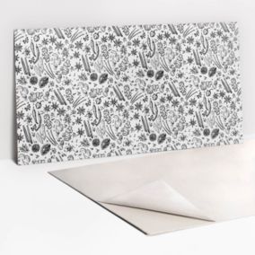 Panel samoprzylepny Tulup 100x50 cm Rysunkowe warzywa i owoce 1 szt. II