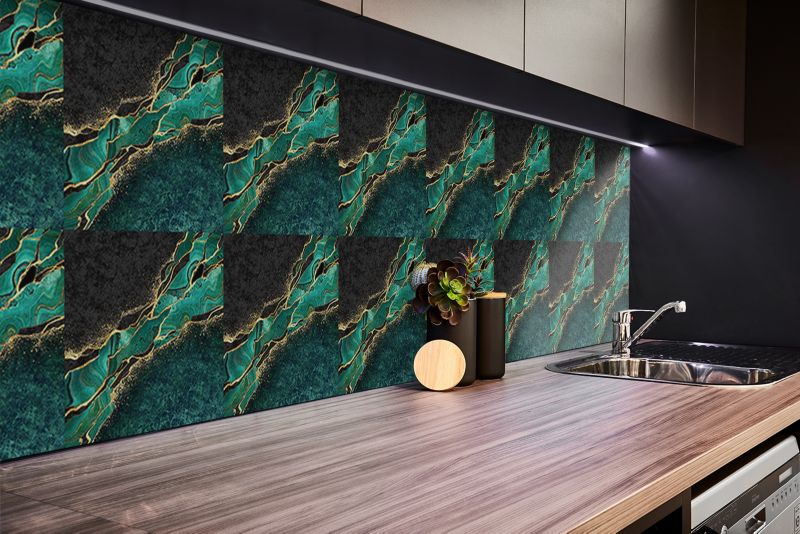 Panel samoprzylepny Tulup 100x50 cm Rzeka Marmurowa 1 szt.