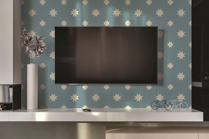Panel samoprzylepny Tulup 100x50 cm Siedmioramienna gwiazda 1 szt.