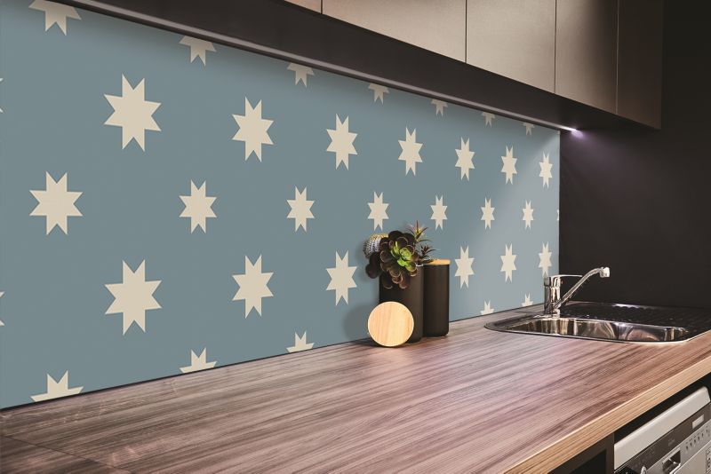 Panel samoprzylepny Tulup 100x50 cm Siedmioramienna gwiazda 1 szt.