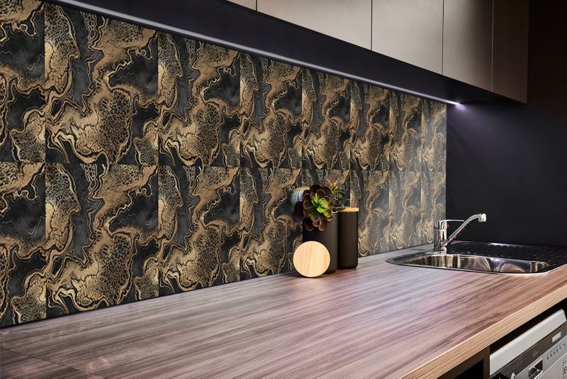 Panel samoprzylepny Tulup 100x50 cm Streszczenie piasek 1 szt.