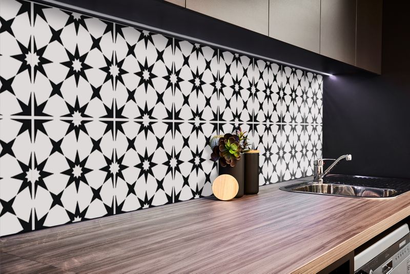 Panel samoprzylepny Tulup 100x50 cm Stylizowane gwiazdy 1 szt.