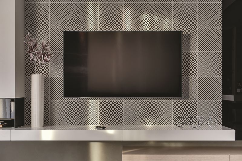 Panel samoprzylepny Tulup 100x50 cm Stylizowane linie 1 szt.