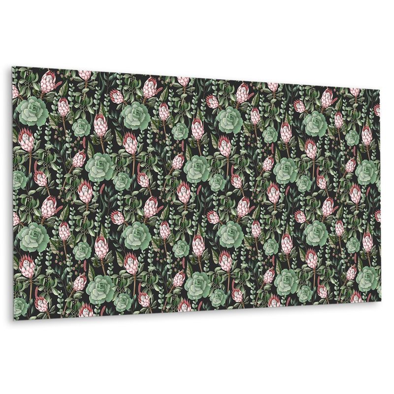Panel samoprzylepny Tulup 100x50 cm Sukulenty 1 szt.