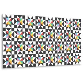 Panel samoprzylepny Tulup 100x50 cm Symetria i rytm 1 szt.