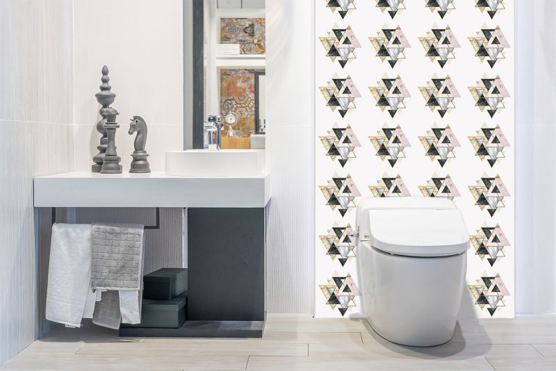 Panel samoprzylepny Tulup 100x50 cm Trójkąty geometryczne 1 szt.