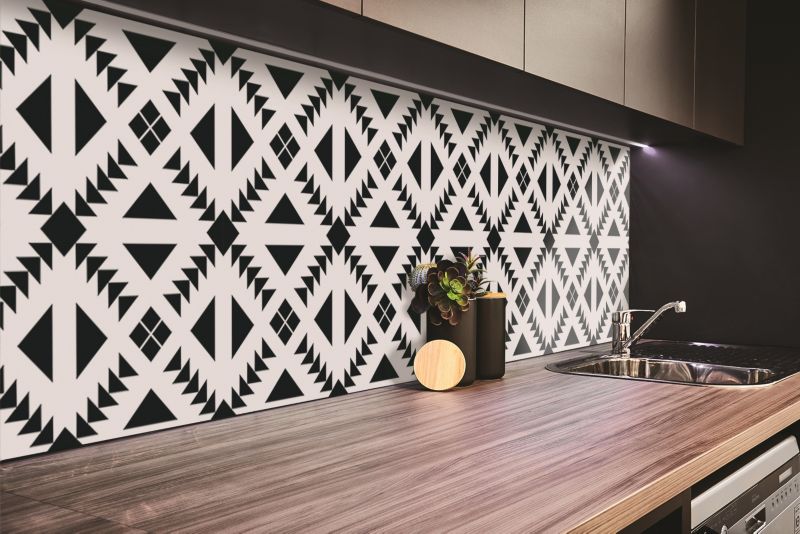 Panel samoprzylepny Tulup 100x50 cm Trójkąty i kwadraty 1 szt.