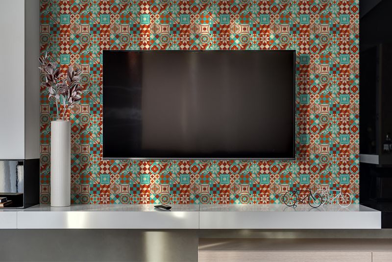 Panel samoprzylepny Tulup 100x50 cm Tradycyjna mozaika 1 szt.