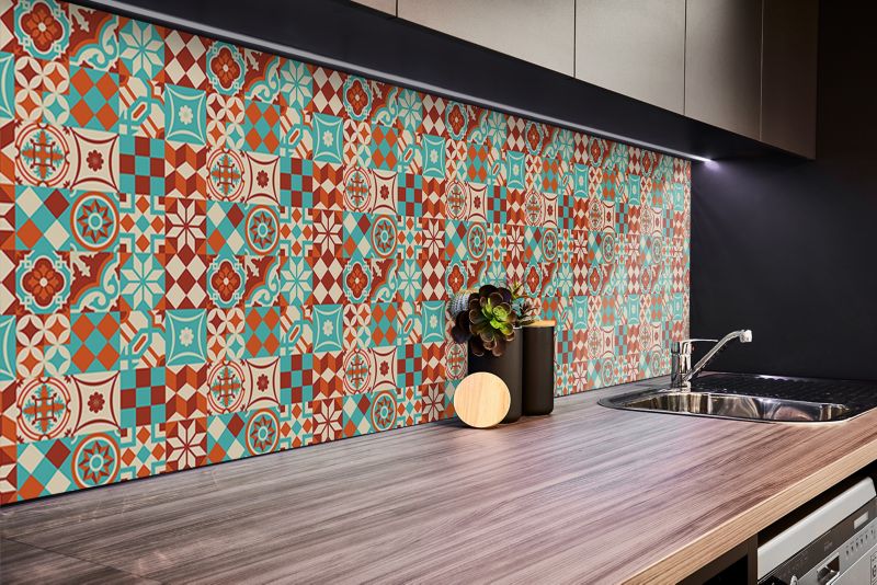 Panel samoprzylepny Tulup 100x50 cm Tradycyjna mozaika 1 szt.