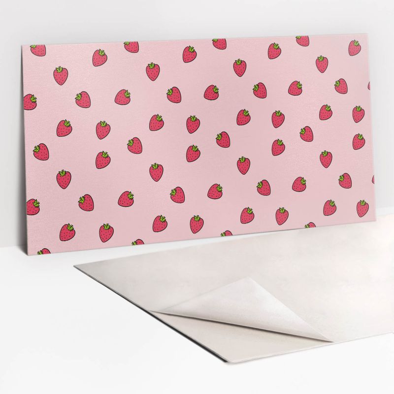 Panel samoprzylepny Tulup 100x50 cm Truskawki 1 szt. II
