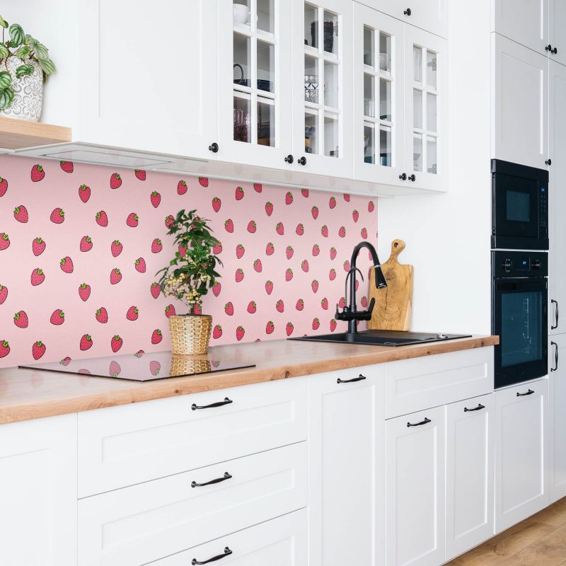 Panel samoprzylepny Tulup 100x50 cm Truskawki 1 szt. II