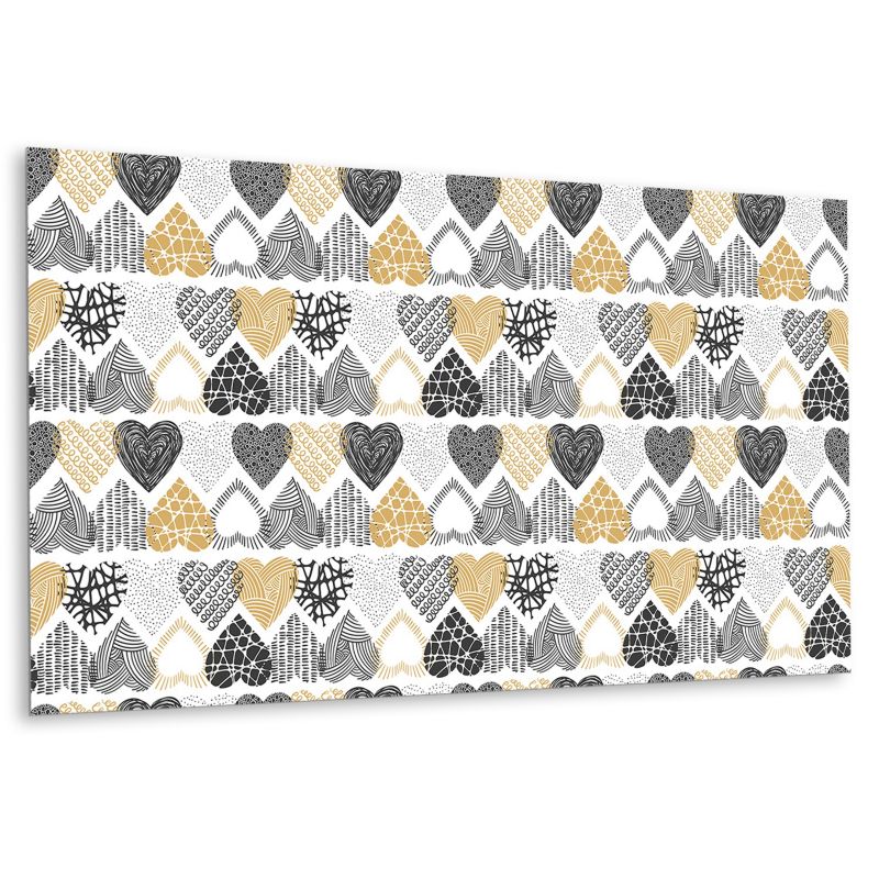 Panel samoprzylepny Tulup 100x50 cm Układ serc 1 szt.