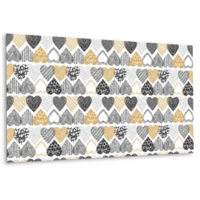 Panel samoprzylepny Tulup 100x50 cm Układ serc 1 szt.
