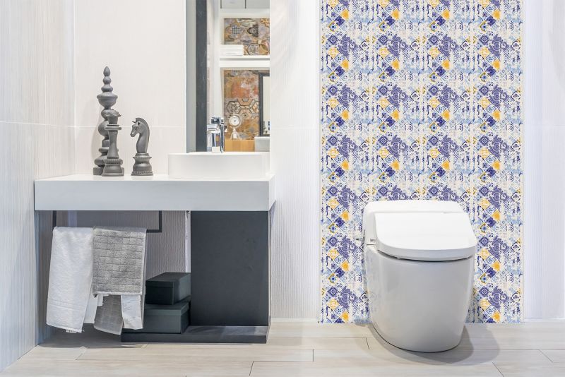 Panel samoprzylepny Tulup 100x50 cm Vintage Azulejo 1 szt.