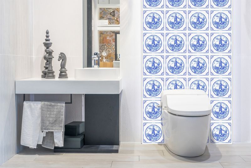 Panel samoprzylepny Tulup 100x50 cm W stylu Azulejo 1 szt.