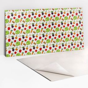 Panel samoprzylepny Tulup 100x50 cm Warzywa i owoce 1 szt. II