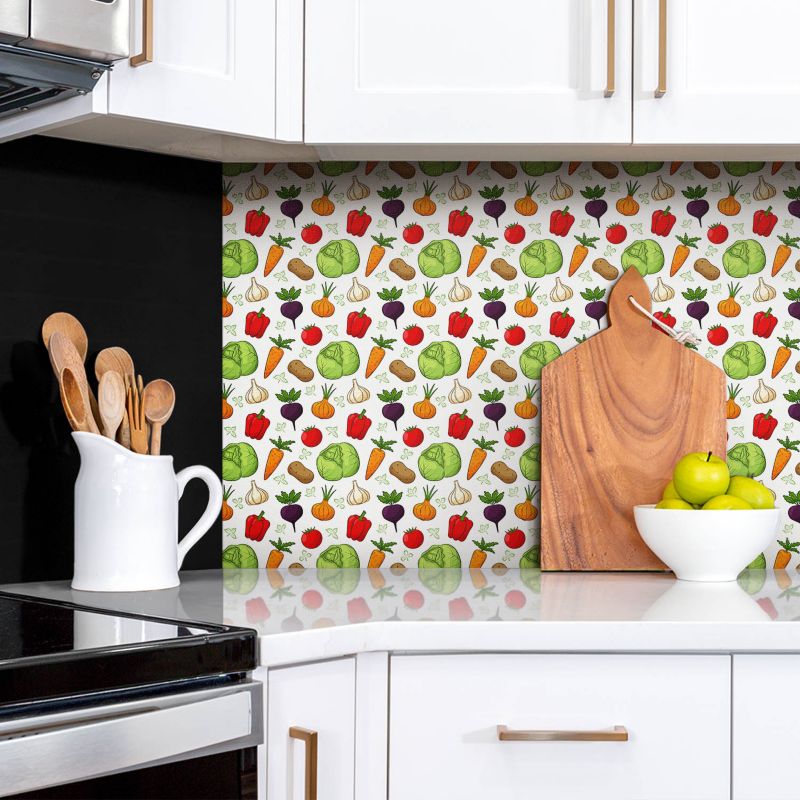 Panel samoprzylepny Tulup 100x50 cm Warzywa i owoce 1 szt. II