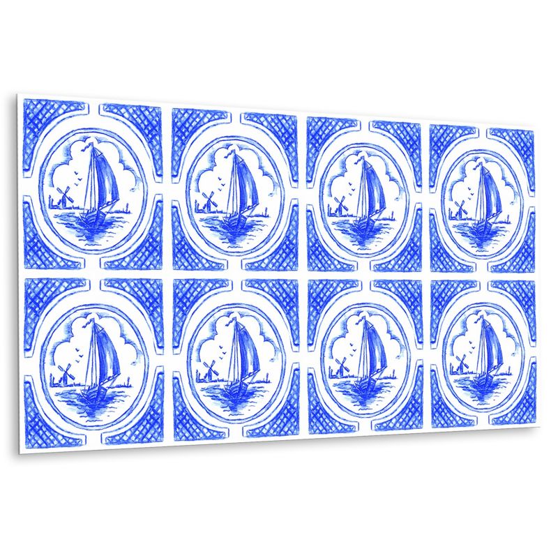 Panel samoprzylepny Tulup 100x50 cm Wzór azulejo 1 szt.