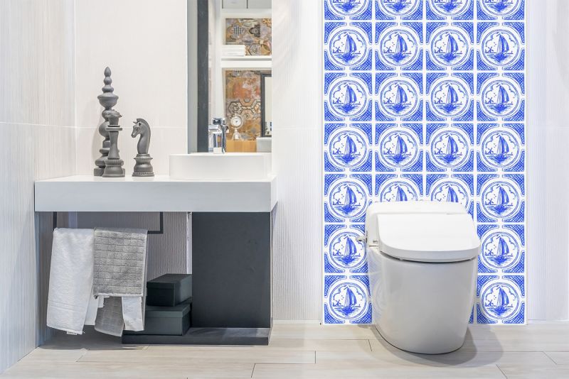 Panel samoprzylepny Tulup 100x50 cm Wzór azulejo 1 szt.