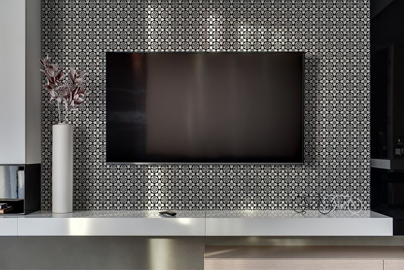 Panel samoprzylepny Tulup 100x50 cm Wzór hiszpański 1 szt.
