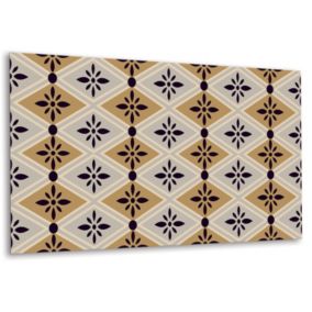 Panel samoprzylepny Tulup 100x50 cm Wzór z kwiatami 1 szt.
