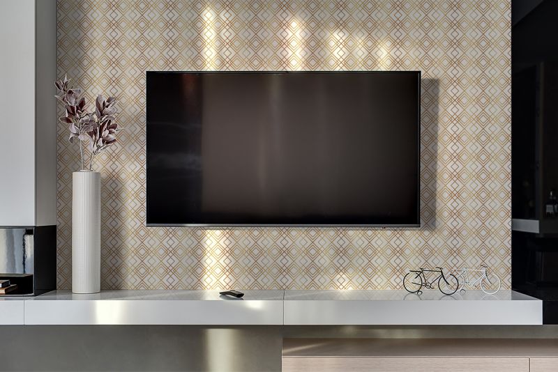 Panel samoprzylepny Tulup 100x50 cm Złote linie 1 szt.