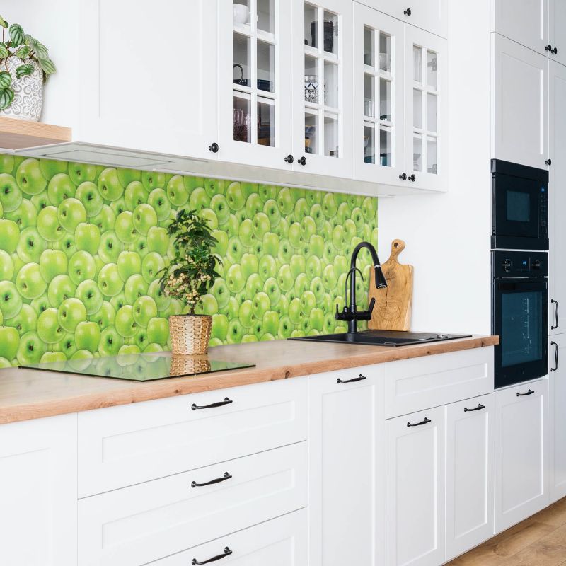 Panel samoprzylepny Tulup 100x50 cm Zielone jabłka 1 szt.