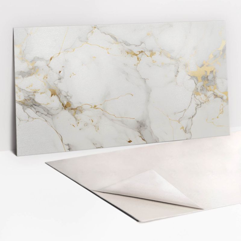 Panel samoprzylepny Tulup Elegancki marmur i złoto 100x50 cm 1 szt.