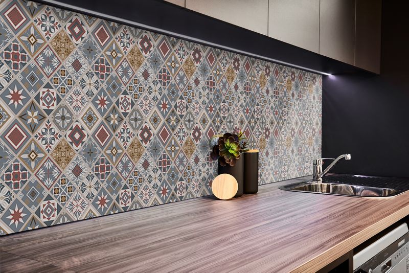 Panel samoprzylepny Tulup Patchwork turecki 100x50 cm 1 szt.