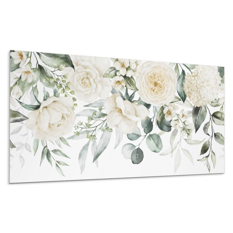 Panel samoprzylepny Wallfluent 120x60 cm Florystyczny design z liściastym akcentem 1 szt.