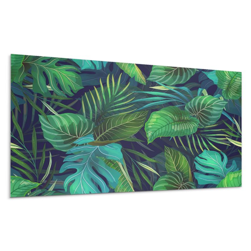 Panel samoprzylepny Wallfluent 120x60 cm Gęstwina tropikalnych liści 1 szt.
