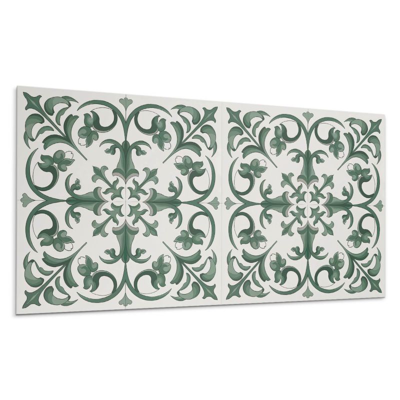 Panel samoprzylepny Wallfluent 120x60 cm Kwiatowy wzór w otoczeniu roślin 1 szt.