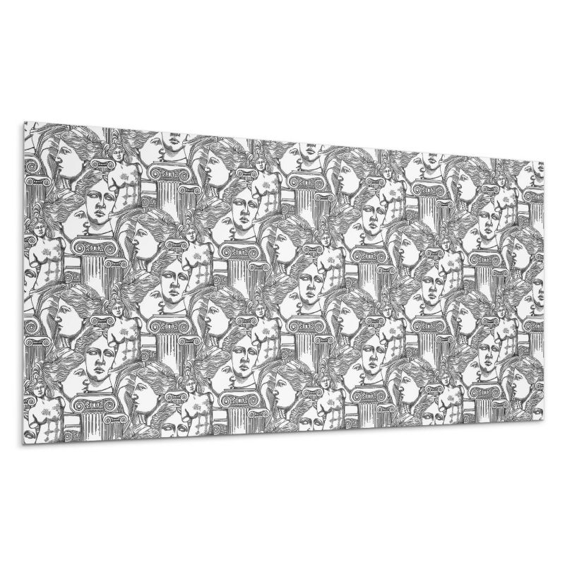 Panel samoprzylepny Wallfluent 120x60 cm Motyw z tradycyjnymi rzeźbami 1 szt.