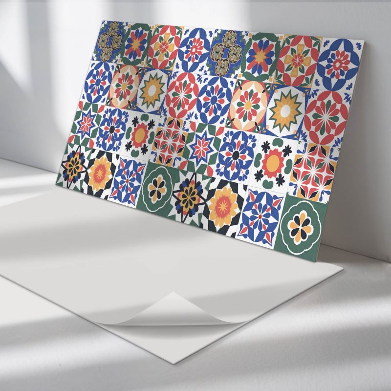 Panel samoprzylepny Wallfluent 120x60 cm Mozaikowe wzory w liniach 1 szt.