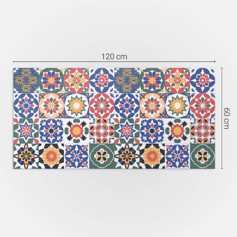 Panel samoprzylepny Wallfluent 120x60 cm Mozaikowe wzory w liniach 1 szt.