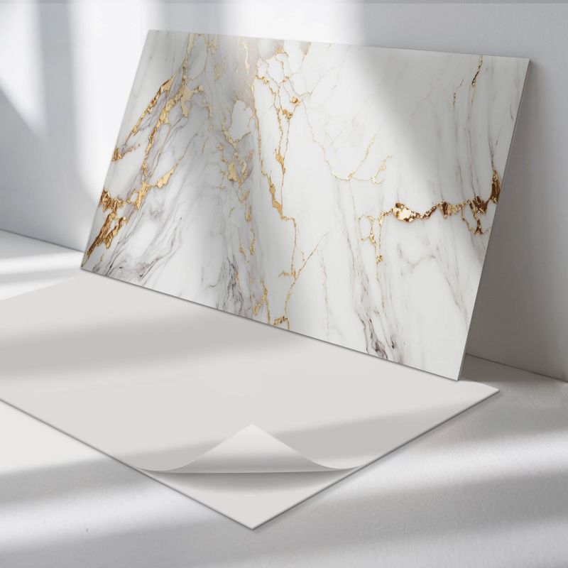 Panel samoprzylepny Wallfluent 120x60 cm Stylowy marmur z delikatnymi żyłkami 1 szt.
