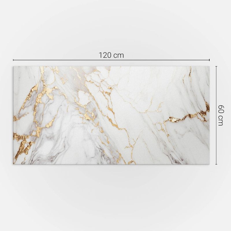 Panel samoprzylepny Wallfluent 120x60 cm Stylowy marmur z delikatnymi żyłkami 1 szt.