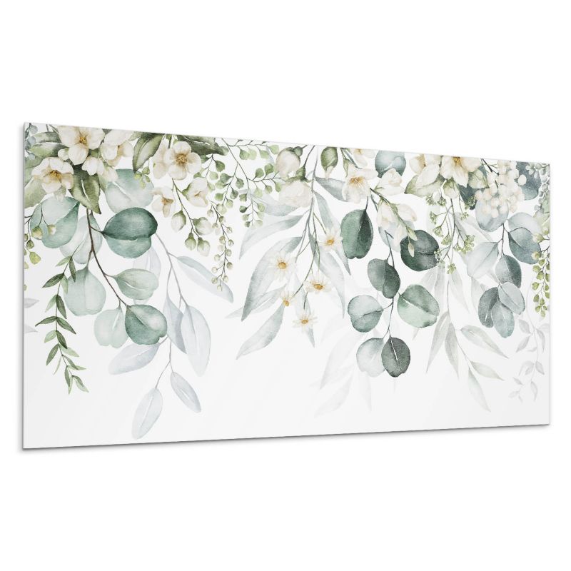 Panel samoprzylepny Wallfluent 120x60 cm Wzory kwiatów i liści 1 szt.