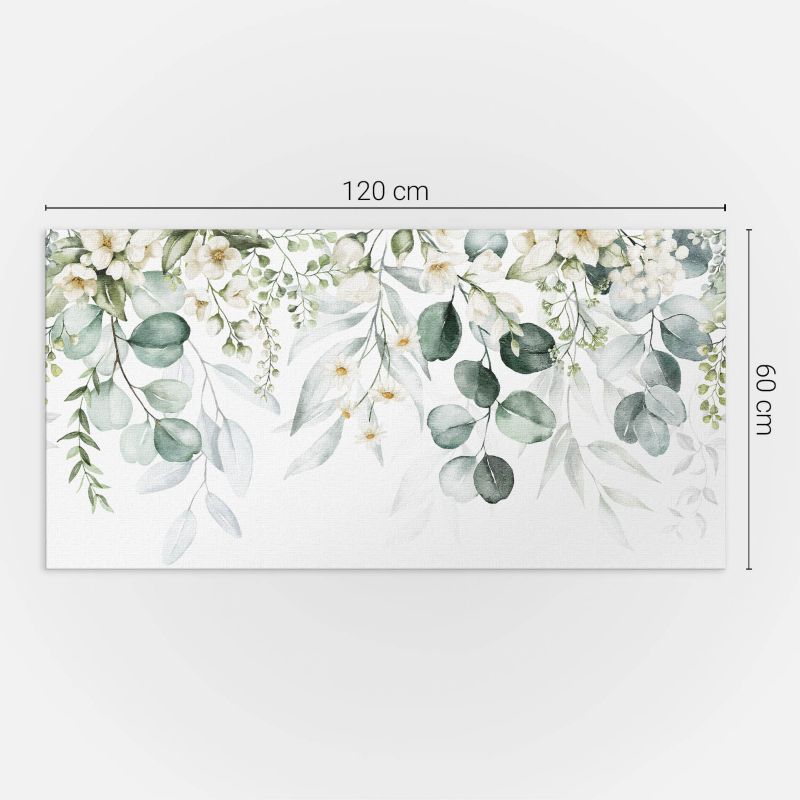 Panel samoprzylepny Wallfluent 120x60 cm Wzory kwiatów i liści 1 szt.