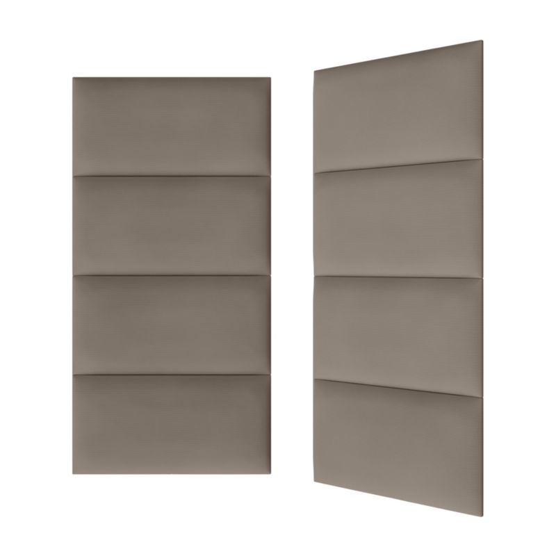 Panel ścienny tapicerowany Stegu B1 PP 60 x 30 cm ciemny beżowy sztruks