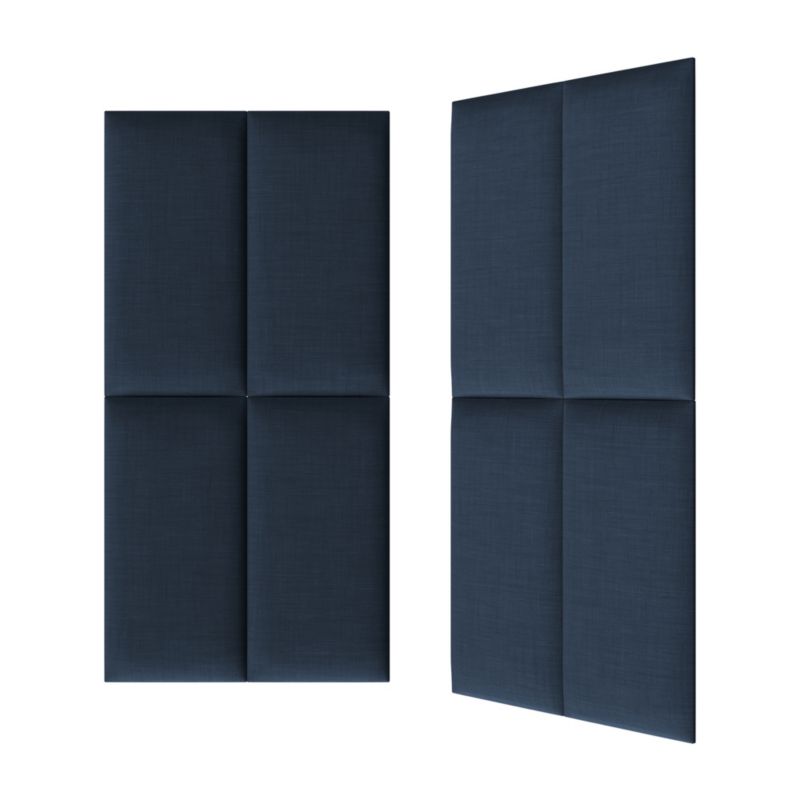 Panel ścienny tapicerowany Stegu B1 PP 60 x 30 cm granatowy len