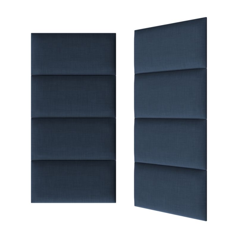 Panel ścienny tapicerowany Stegu B1 PP 60 x 30 cm granatowy len