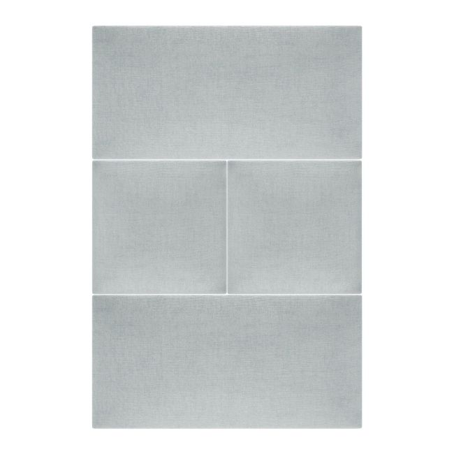 Panel ścienny tapicerowany Stegu Mollis kwadrat 30 x 30 cm srebrny