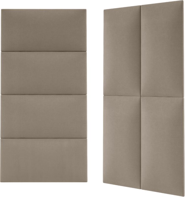 Panel ścienny tapicerowany Stegu Mollis MV09 prostokąt 60 x 30 cm beżowy