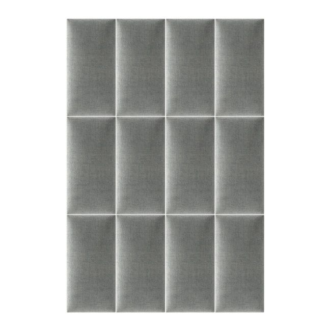 Panel ścienny tapicerowany Stegu Mollis prostokąt 30 x 15 cm antracytowy