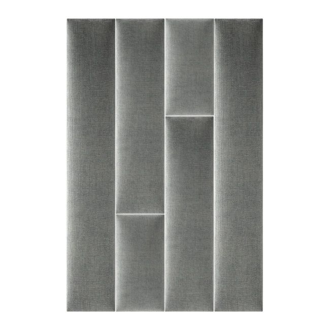 Panel ścienny tapicerowany Stegu Mollis prostokąt 30 x 15 cm antracytowy