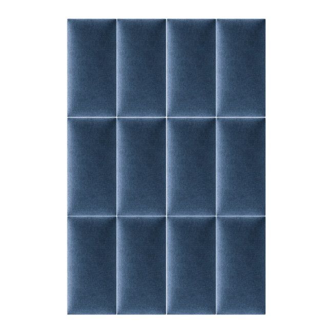 Panel ścienny tapicerowany Stegu Mollis prostokąt 30 x 15 cm granatowy