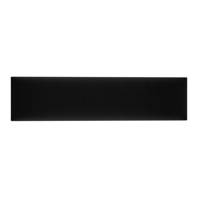 Panel ścienny tapicerowany Stegu Mollis prostokąt 60 x 15 cm czarny