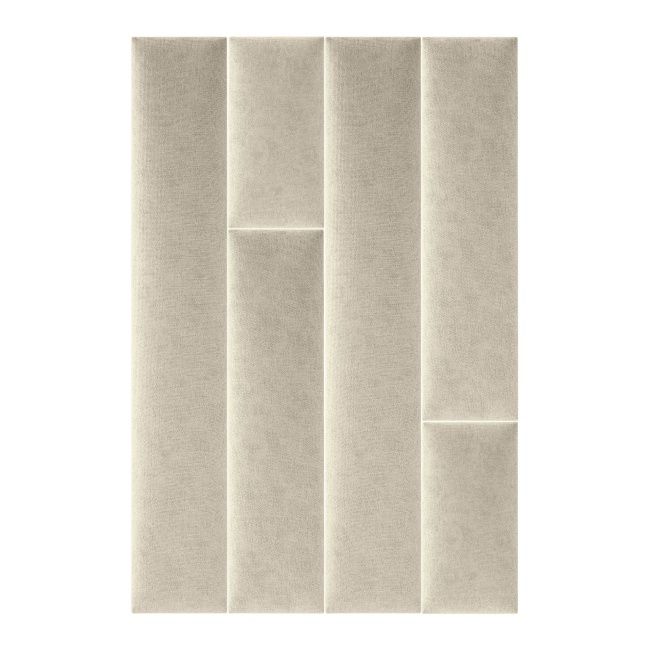 Panel ścienny tapicerowany Stegu Mollis prostokąt 60 x 15 cm piaskowy