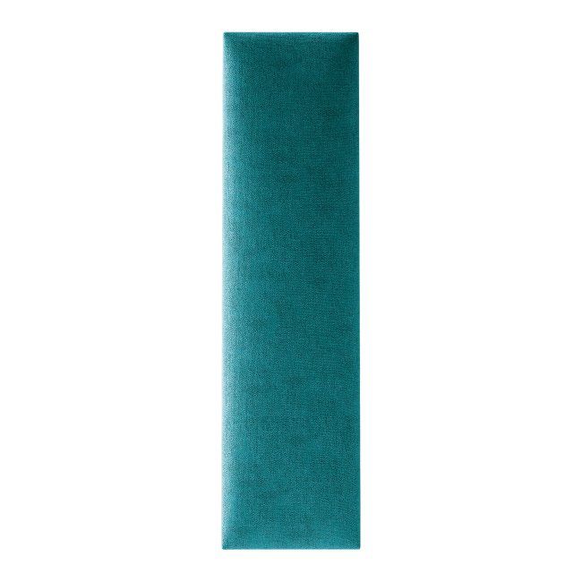 Panel ścienny tapicerowany Stegu Mollis prostokąt 60 x 15 cm turkusowy